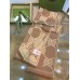 Gucci GG Jacquard Wool Scarf in Brown and Beige
