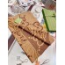 Gucci GG Cashmere Jacquard Scarf in Beige and Brown
