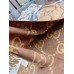 Gucci GG Cashmere Jacquard Scarf in Beige and Brown