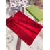 Gucci GG Cashmere Jacquard Scarf in Red and Bordeaux