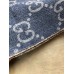 Gucci GG Jacquard Wool Scarf in Blue and Brown