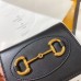 Gucci Horsebit 1955 Card Case Wallet in Black Calfskin