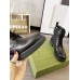 Gucci Ankle Boots in Black Leather with Double G