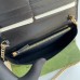 Gucci Horsebit 1955 Chain Wallet in Black Calfskin