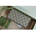 Gucci Horsebit 1955 Chain Wallet in GG Supreme with Brown Leather