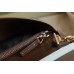 Gucci Horsebit 1955 Chain Wallet in GG Supreme with Brown Leather