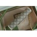 Gucci Horsebit 1955 Chain Wallet in GG Supreme with White Leather