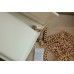 Gucci Horsebit 1955 Chain Wallet in GG Supreme with White Leather