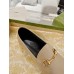 Gucci Womens Foldable Slim Horsebit Loafers in Beige Leather