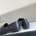Gucci Womens Foldable Slim Horsebit Loafers in Black Leather