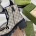 Gucci Interlocking G Horsebit Boots In GG Supreme Canvas