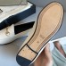 Gucci Womens Foldable Slim Horsebit Loafers in White Leather