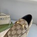 Gucci Womens Jordaan Loafers in Maxi GG canvas