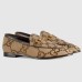 Gucci Womens Jordaan Loafers in Maxi GG canvas