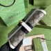 Gucci Jackie 1961 Chain Wallet in GG Canvas with White Leather