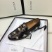 Gucci Womens Jordaan Loafers in Black Leather with Bees and Stars