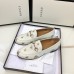 Gucci Womens Jordaan Loafers in White Leather with Bees and Stars