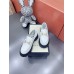 Gucci Womens Horsebit Loafers in White Leather with Lug Sole