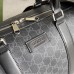 Gucci Medium Carry-on Duffle Bag in Black GG Supreme Canvas