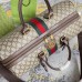 Gucci Savoy Medium Duffle Bag in Beige GG Supreme Canvas