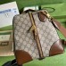 Gucci Duffle Bag in Beige GG Supreme Canvas with Interlocking G