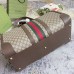 Gucci Savoy Large Duffle Bag in Beige GG Canvas