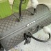 Gucci Savoy Large Duffle Bag in Grey GG Supreme Canvas