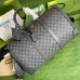 Gucci Savoy Small Duffle Bag in Grey GG Supreme Canvas