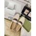 Gucci Womens Foldable Slim Horsebit Loafers in White Leather with Web