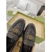 Gucci Womens GG Marmont Loafers In Black Matelasse Leather