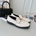Gucci Womens GG Marmont Loafers In White Matelasse Leather