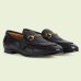 Gucci Womens Jordaan Loafers In Black GG Matelasse Leather