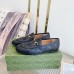 Gucci Womens Jordaan Loafers In Black GG Matelasse Leather