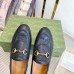 Gucci Womens Jordaan Loafers In Black GG Matelasse Leather
