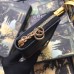 Gucci Ophidia Zip Around Wallet in Black Leather
