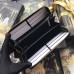 Gucci Ophidia Zip Around Wallet in Black Leather