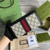 Gucci Ophidia Zip Around Wallet in Blue GG Supreme Canvas