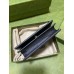 Gucci Ophidia Card Case Wallet in Black Leather