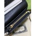 Gucci Ophidia Card Case Wallet in Black Leather