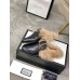 Gucci Womens Princetown Slippers with Lamb Wool