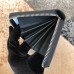 Gucci Zip Around Wallet in Black GG Supreme Canvas with Web