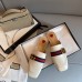 Gucci Womens Slippers in White Leaher with Signature Web