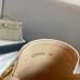 Gucci Womens Slippers in White Leaher with Signature Web
