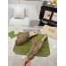 ‎Gucci Womens Princetown Slippers in Beige Jumbo GG Canvas