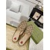 ‎Gucci Womens Princetown Slippers in Beige Jumbo GG Canvas