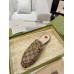 ‎Gucci Womens Princetown Slippers in Beige Jumbo GG Canvas
