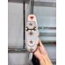 Gucci Womens Princetown Slippers in White Leather with Bees and Stars
