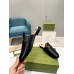 Gucci Womens Princetown Slippers in Black Leaher with Horsebit