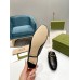 Gucci Womens Princetown Slippers in Black Leaher with Horsebit