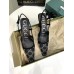 Gucci Slingback Pumps 35MM In Black Mesh with GG Crystals
